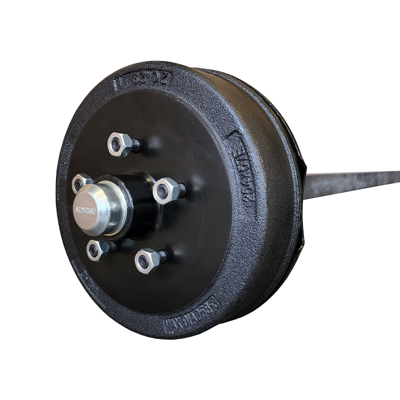 Electric Drum Braked Axle 1000kg Rated 40mm Square