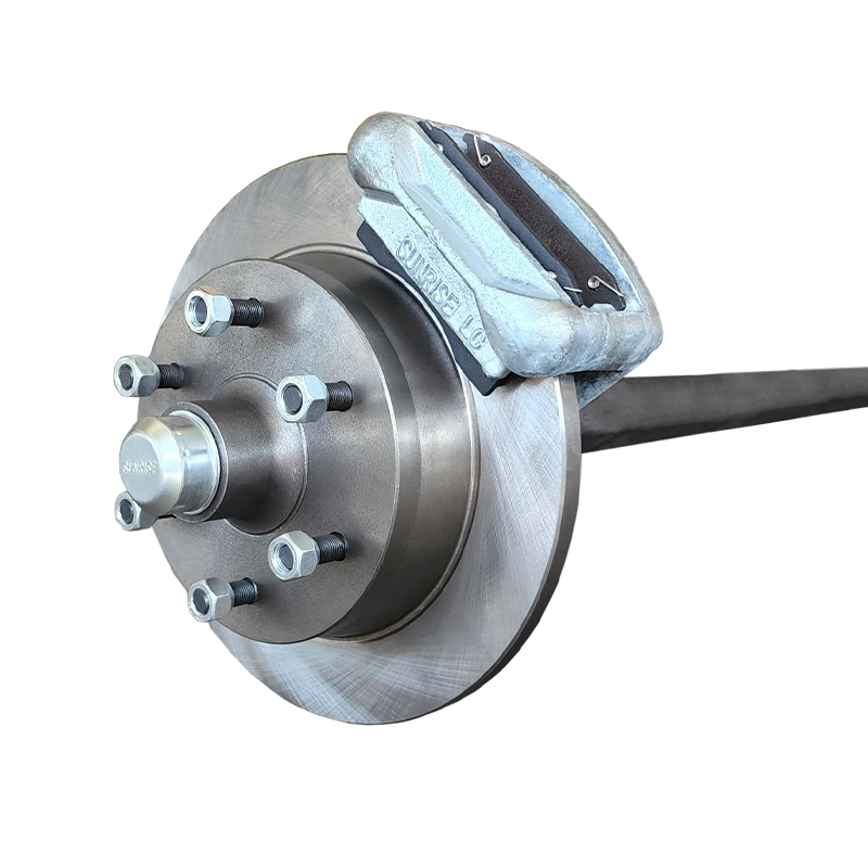 Mechanical Disc Brake Axle 1000kg Rated 40mm Square - Image 2