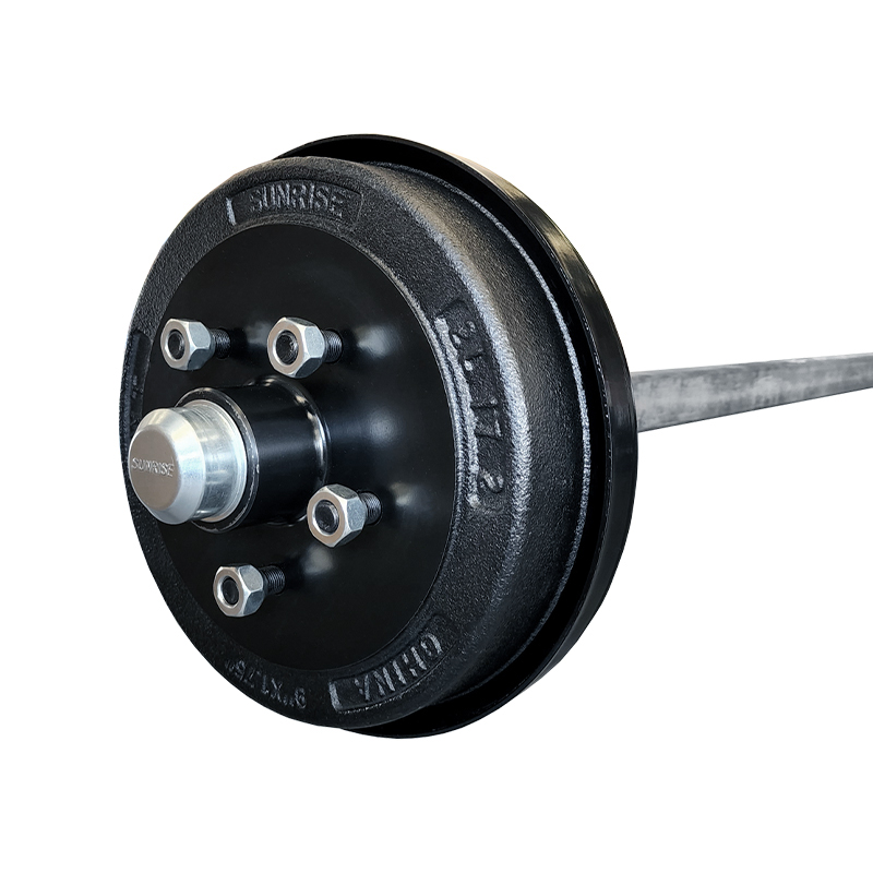 Hydraulic Drum Braked Axle 1000kg Rated 40mm Square
