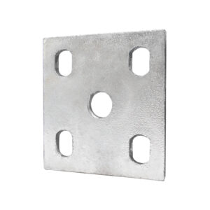 Fish Plate Galvanised 6mm Slotted Suit 45mm Spring