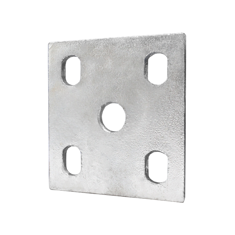 Fish Plate Galvanised 6mm Slotted Suit 45mm Spring