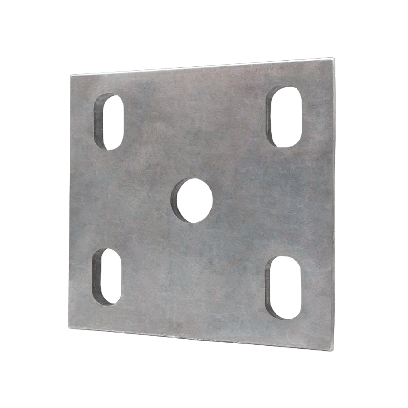 Fish Plate Galvanised 8mm Slotted Suit 60mm Spring