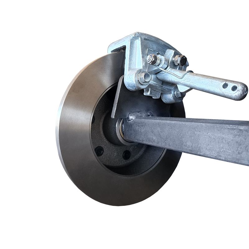 Mechanical Disc Brake Axle 1000kg Rated 40mm Square - Image 3